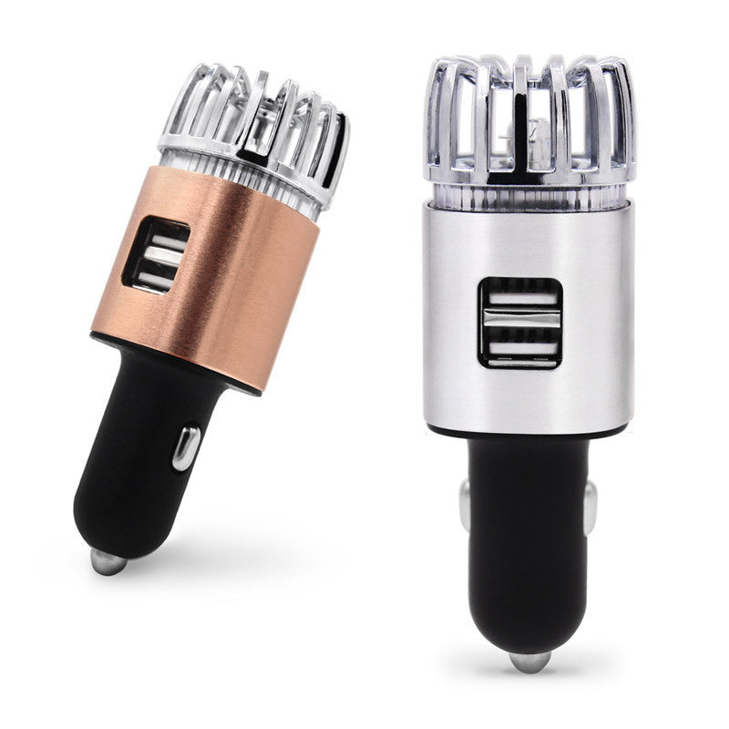 Aluminum alloy USB car air purifier