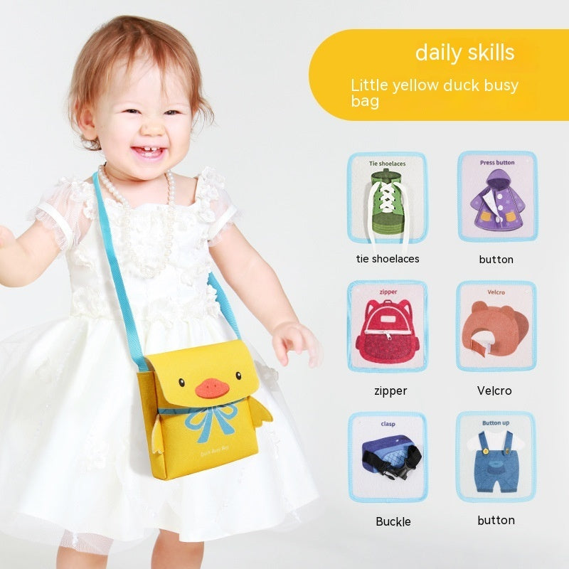 Baby Montessori Early Education Schoolbag Educational Toys