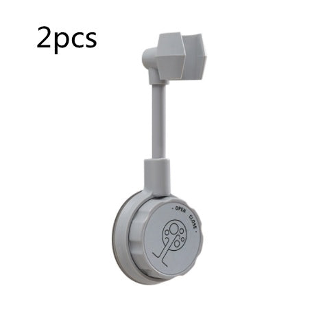 Sucker Adjustable Bathroom Shower Head Holder Wall Mount 360 Degrees Rotate